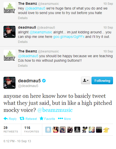 Twitter   deadmau5  anyone on here know how to ...