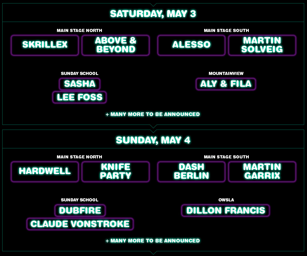 electric zoo mexico lineup phase 1