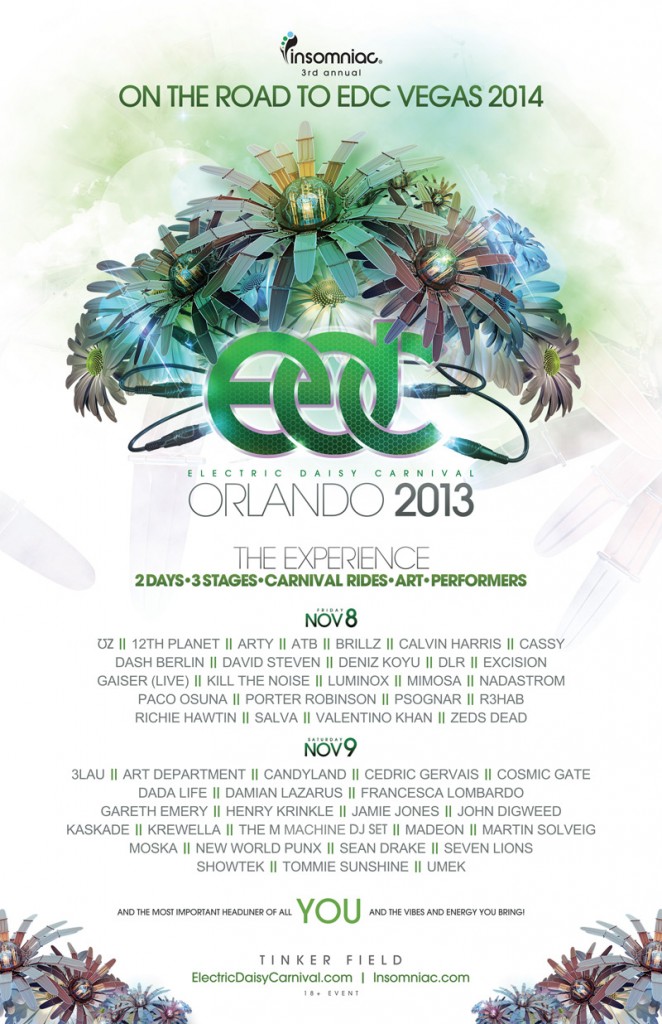 EDC Orlando Announces Full Lineup Breakdown By The Wavs