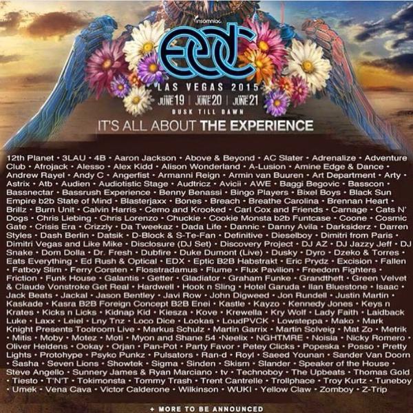 2015 Lineup – EDC Las Vegas 2024