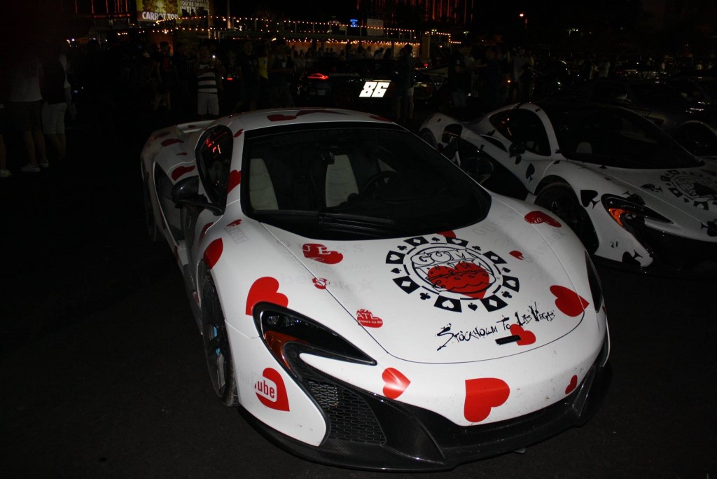 deadmau5's other McLaren, driven by former Mythbuster Tory Belleci