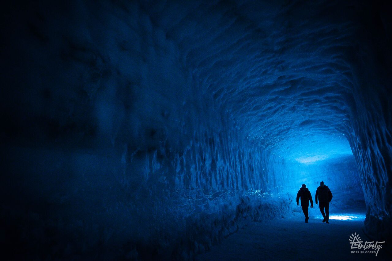 into the glacier 2