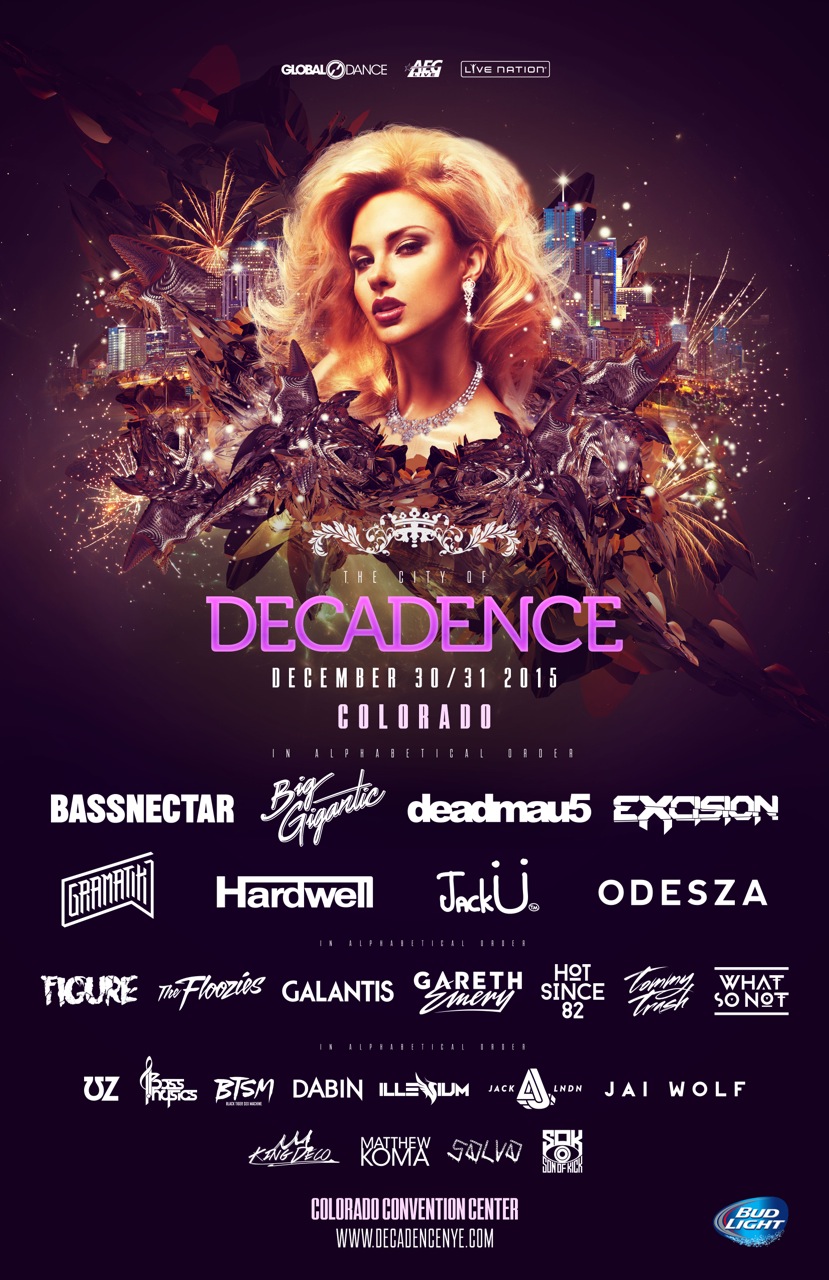 [Event Preview] Decadence NYE Colorado 2015 - By The Wavs