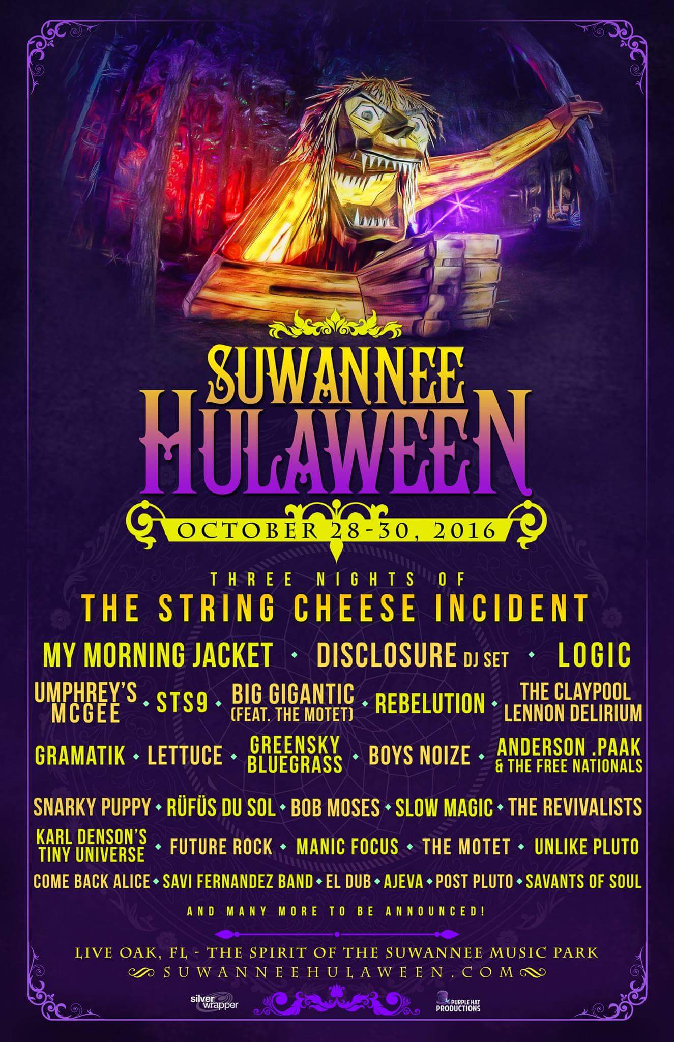Suwannee Hulaween Sneak Peek Lineup Announced By The Wavs